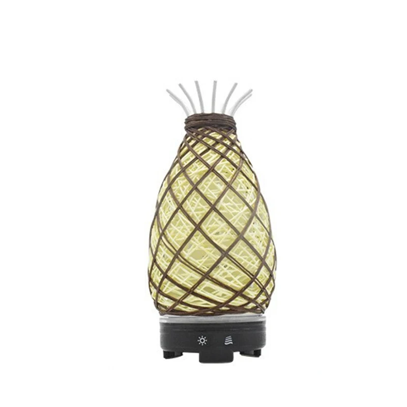 

Creative Hotel Home Aromatherapy Machine Small Pineapple Rattan Mini Home Humidifier EU Plug