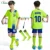 Бесплатные носки Teen football jersey Sets футбольная форма soccer Joursey Sport set Custom Children's football shirt Sportswear Kits