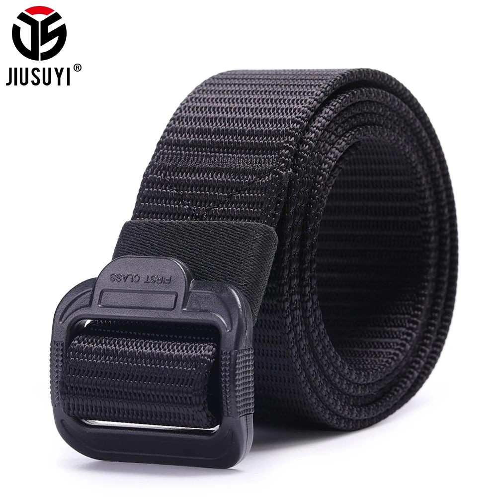 Tactical Military Belt Men Adjustable Nylon Waist Webbing Army Paintball Airsoft Heavy Duty Waistband With Plastic Buckle Male | Аксессуары