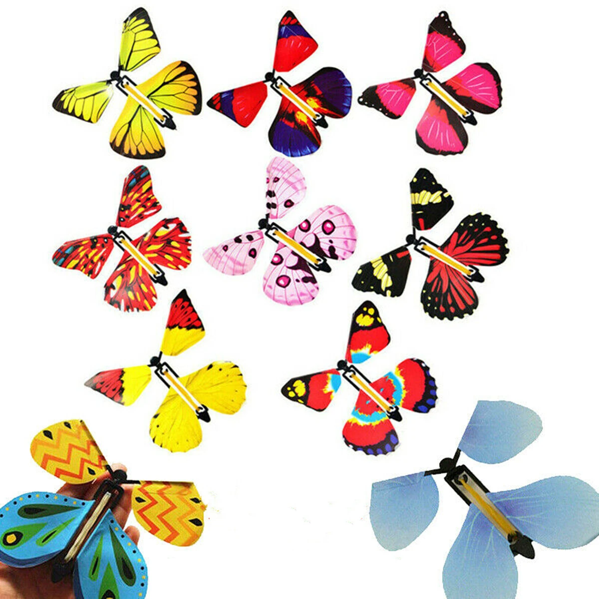 1 Pcs Flying Butterfly Magic Flying Butterfly Card Magic Surprise Gift Card Toy