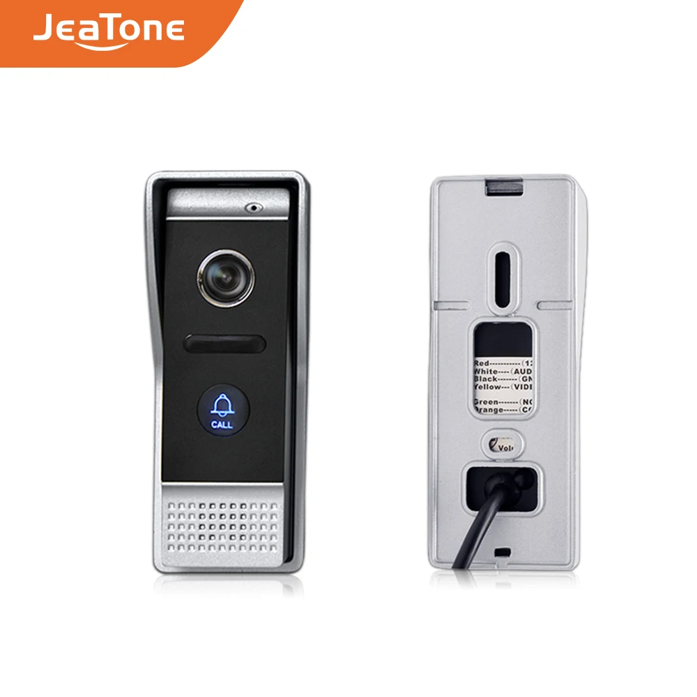 JeaTone 4 проводной Видеозвонок дверной звонок 1200TVL наружный IP65 водонепроницаемый