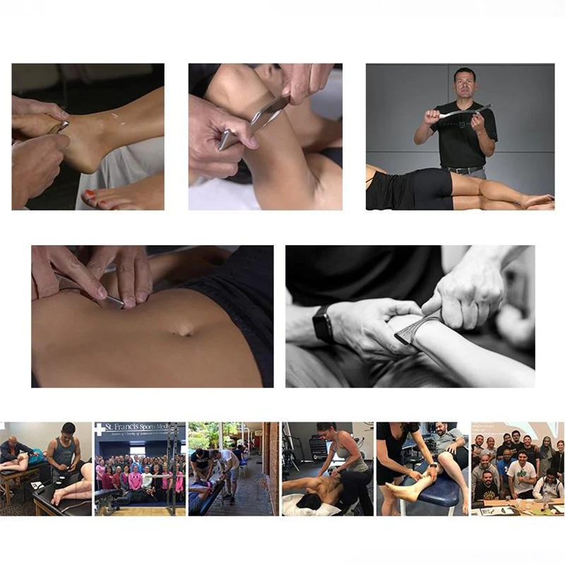 Чистая медь 6 шт. Gua Sha Guasha Массажер инструмент скребок физиотерапия свободные мышцы Меридиан Массажная машина спа доска инструмент