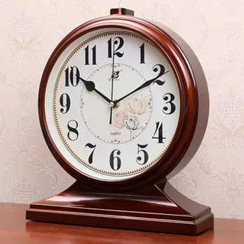 

Clock Vintage Living Room Desk Clock Vintage Home Desktop Large Size Clock Desk