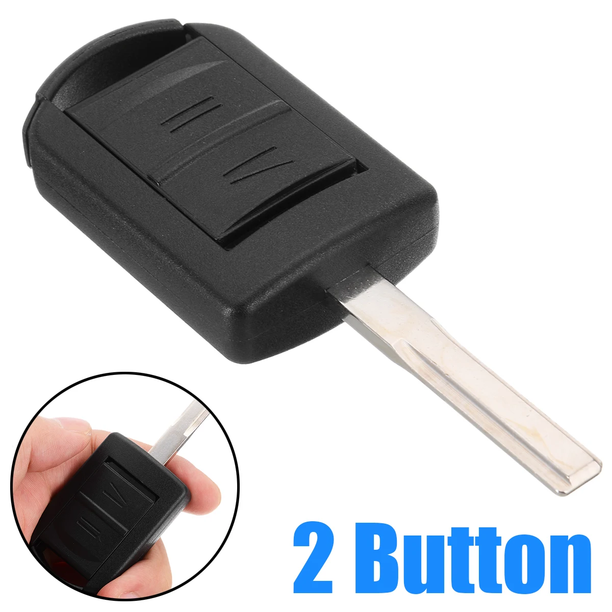 

Mayitr 1pc 2 Button Remote Key Fob Case Dedicated Replacement Cay Key Cover Shell for Opel Corsa Agila Meriva Combo