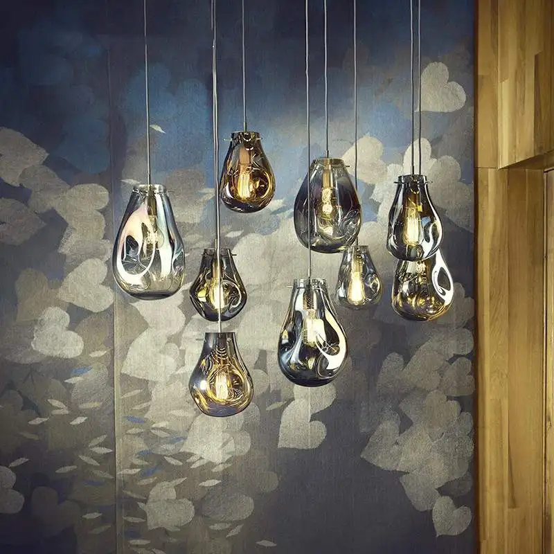 

Soap Multi Light Chandelier Industrial style bubble lamp restaurant Nordic art deco chandelier coffee shop kitchen island light