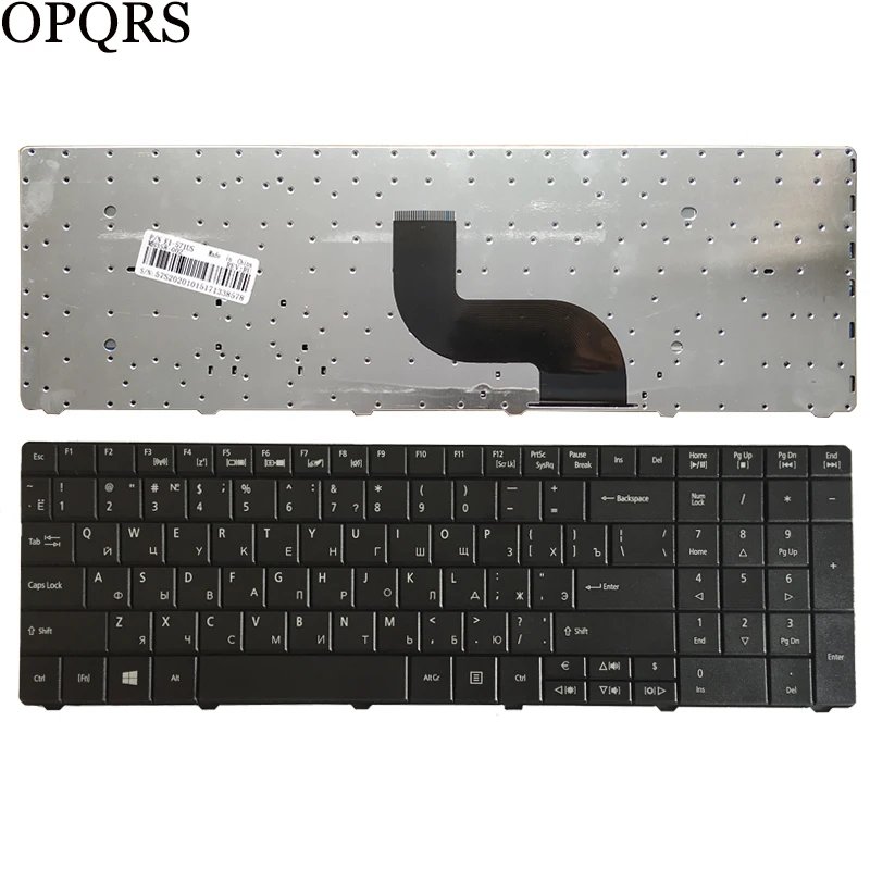 Laptop Keyboard Aspire E1-521G Acer Russian New FOR E1-571g/E1-531/E1-531g/.. Black