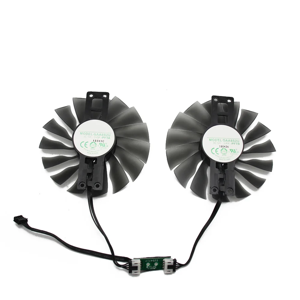 GAA8S2U FD10015H12S DC12V 0.45A for EMTek PALIT GTX 1070 GTX1070 Super JetStream Graphics card cooling fan
