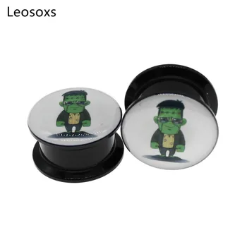 Leosoxs 2 sztuk moda nowy produkt Hulk ucha Expander akrylowe nauszne Expander 4mm-25mm wykwintne Piercing biżuteria tanie i dobre opinie CN (pochodzenie) Brak Plug tunnel biżuterię TRENDY ASE3055 GEOMETRIC