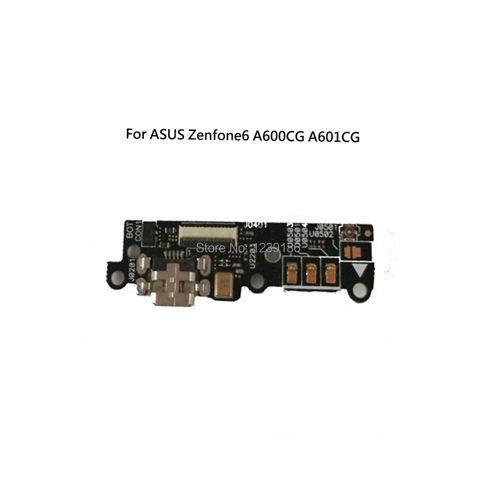 1pc/lot USB Plug Charge Board connector Charger Module For ZenFone 6 T00G A600CG Smartphone+Track Number | Мобильные телефоны и