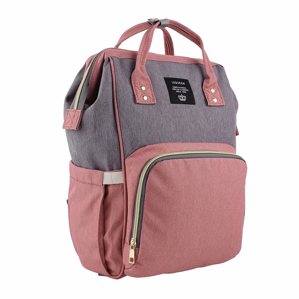 Lequeen рюкзак для мамы Детская сумка для подгузников Сумка-рюкзак для мам Сумка для беременных подгузники сумка для коляски дизайнерская большая Вместительная дорожная сумка женская большая сумка для мамы