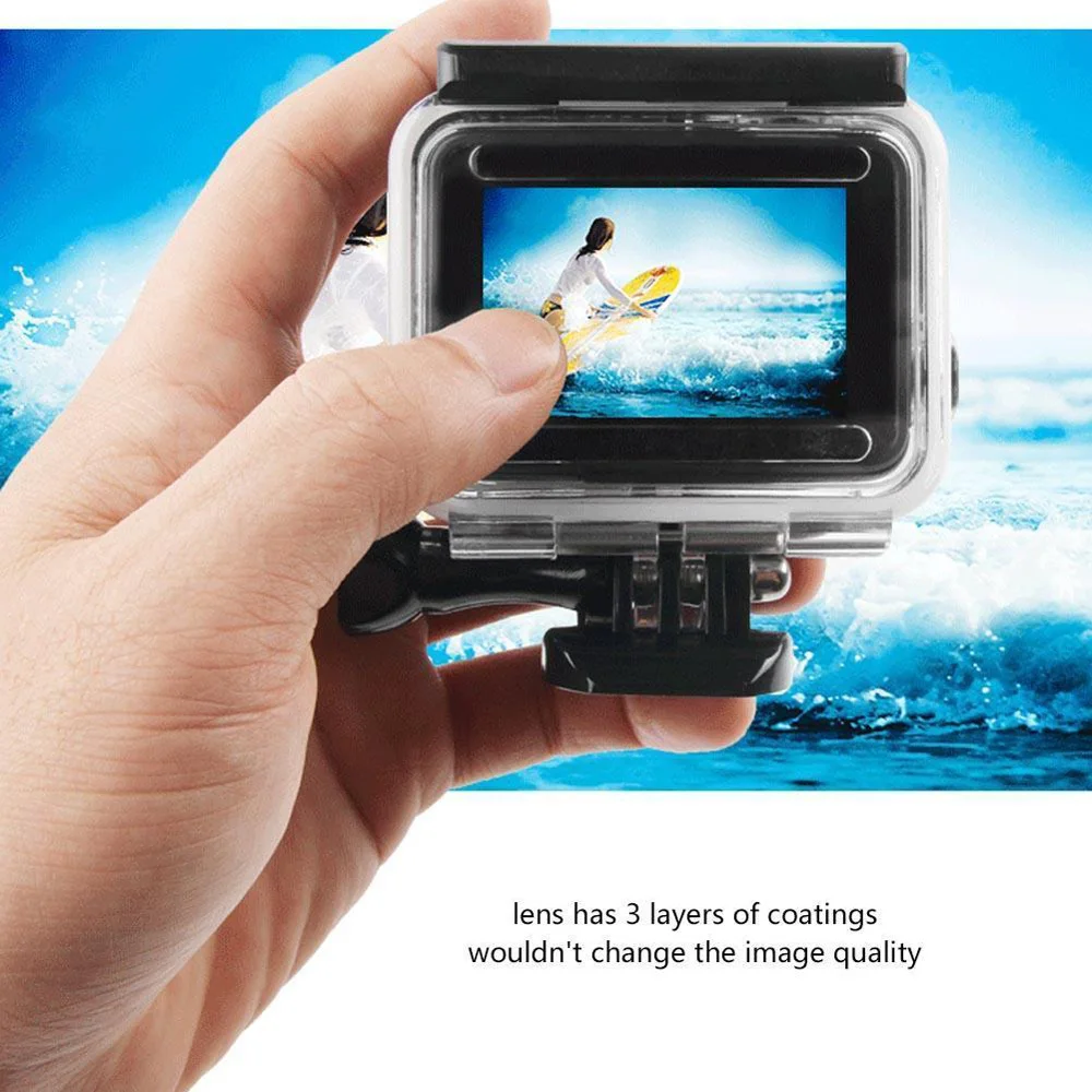 Подводный 45 м водонепроницаемый Дайвинг Корпус чехол для GoPro Hero 3/3+/4 камеры абсолютно и высокое качество