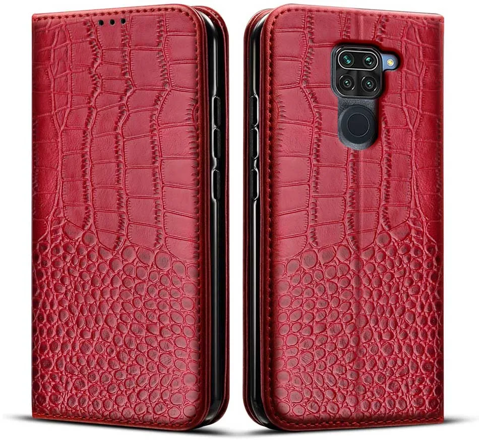 case for xiaomi Flip Case For Xiaomi Redmi Note 9 Case Crocodile texture leather back Cover Xiomi Redmi Note 9 Note9 RedmiNote9 6.53 Phone Cases xiaomi leather case design Cases For Xiaomi