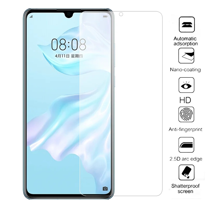 Закаленное стекло для huawei P30 Lite P20 Pro защита экрана P10 защитный светильник