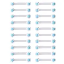 20 штук, безопасный домашний замок для туалета, дверца шкафа, шкафа, ящика, замок для холодильника