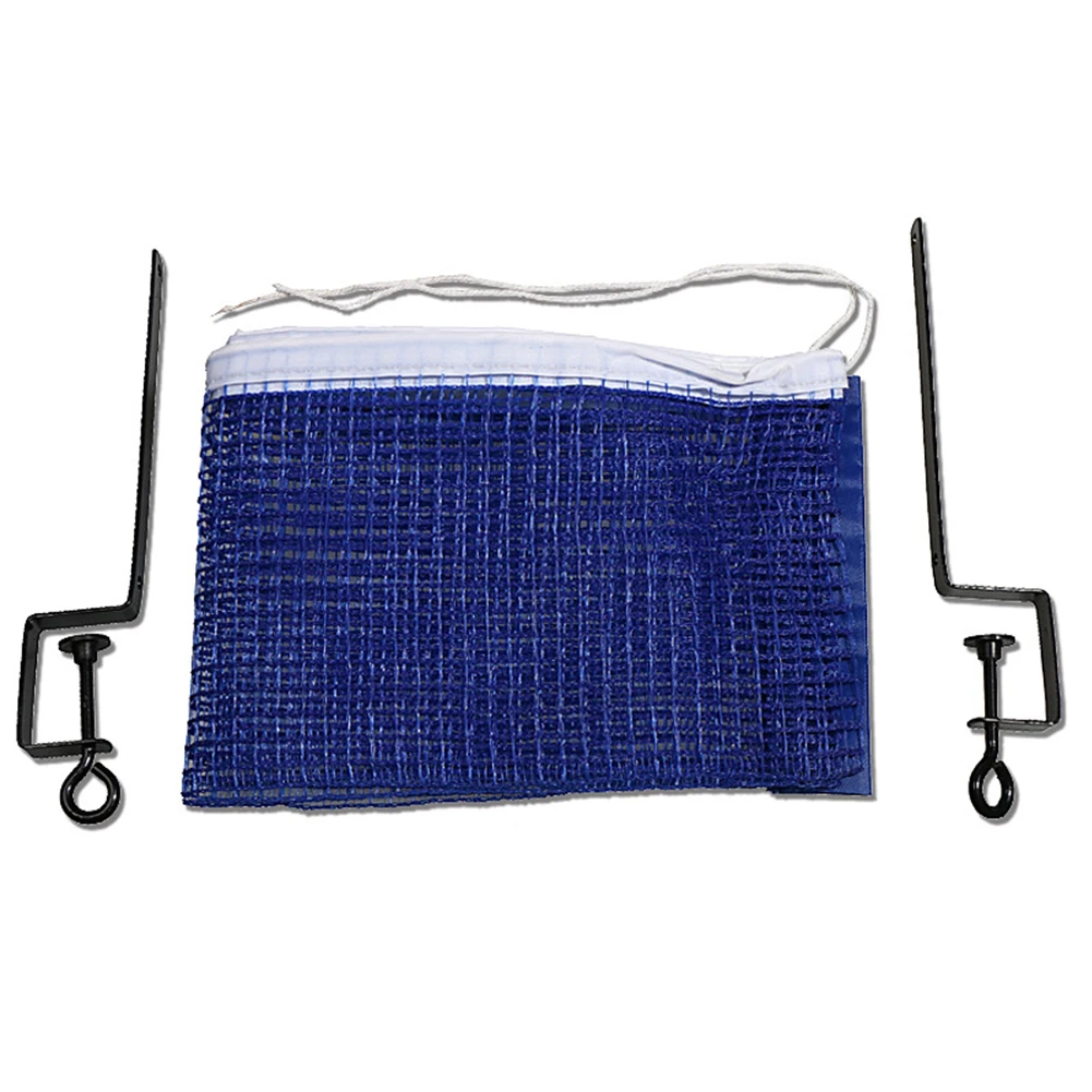 

Table Tennis Net Set Replacement Universal Training School Outdoor 2 Iron Stand Gym Portable Foldable Strong Mesh Sport Supplies