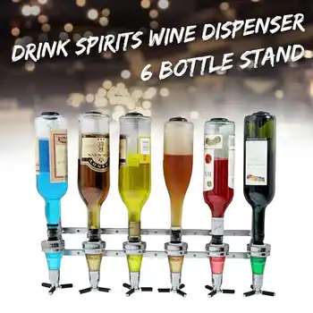Wall Mounted Wine Liquor Drinks Dispenser Bar Wine Holder 6 Bottles Shots Stand Machine Bar Tool For Beer Soda Coke Fizzy Soda Buy At The Price Of 12 75 In Aliexpress Com Imall Com