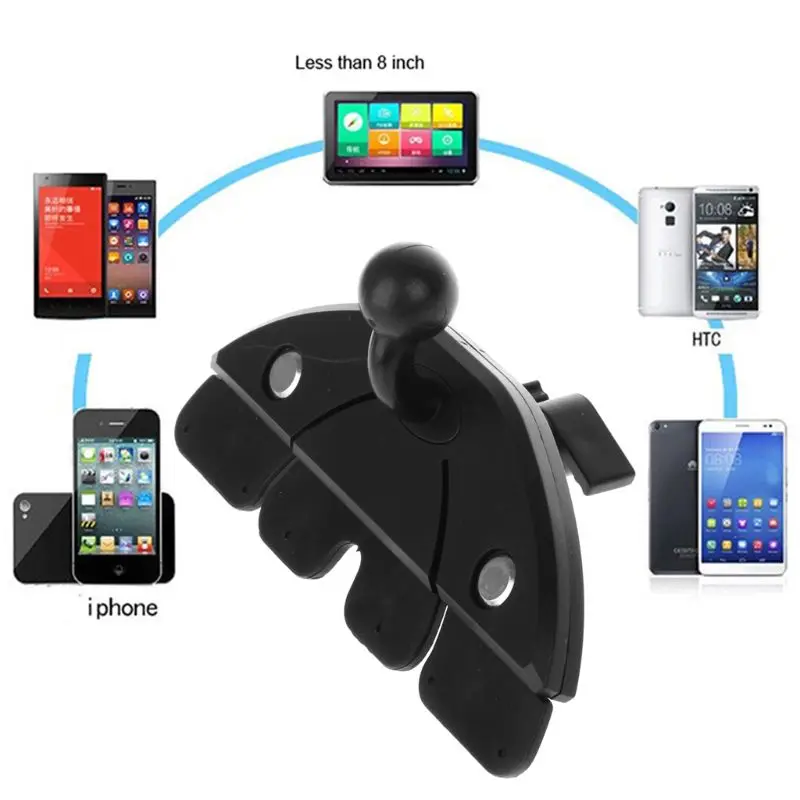 360 Универсальный магнитный автомобильный CD Dash Слот держатель Колыбель для телефона gps планшета