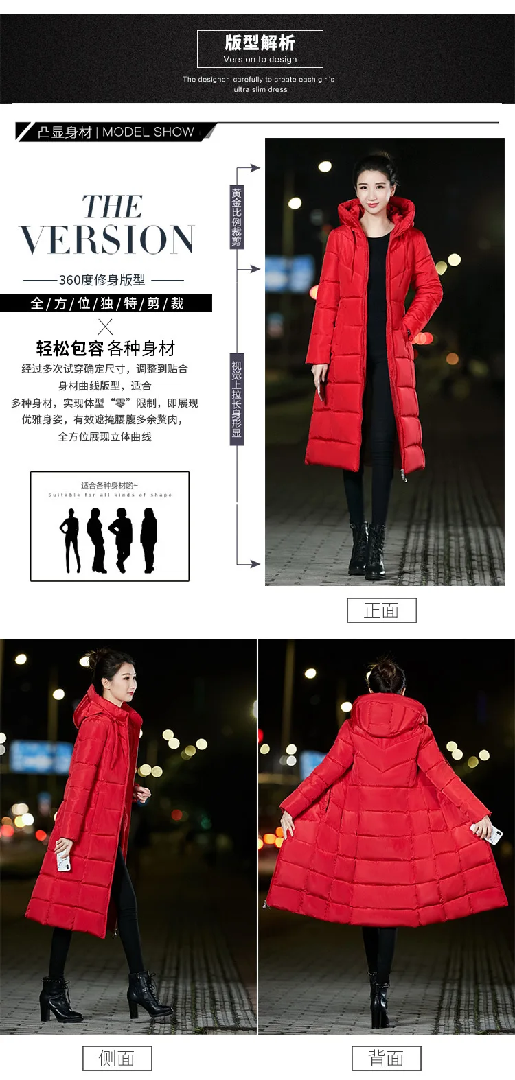 Одежда на Хлопчатобумажной Подкладке, женская новая стильная зимняя хлопковая куртка средней длины в Корейском стиле выше колена с капюшоном, Толстая куртка с хлопковой подкладкой