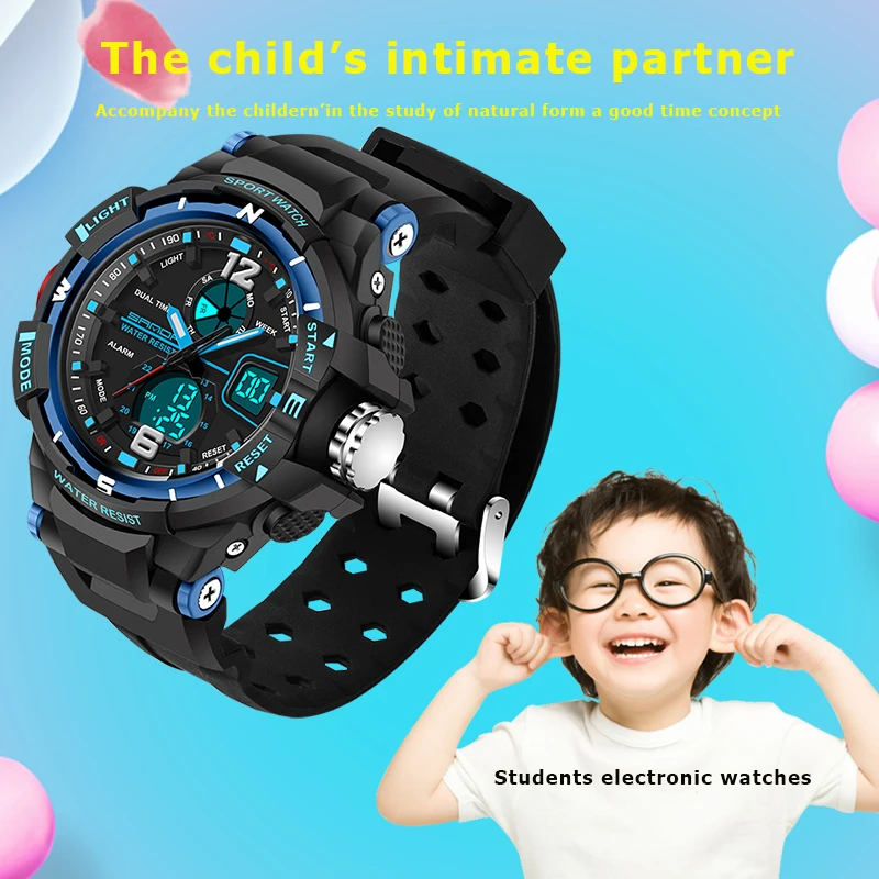 

Smart Watch Fashion Boy Girl Student Multi-functional Wristwatches Children Sports Watches LED Digital Quartz Military Watches