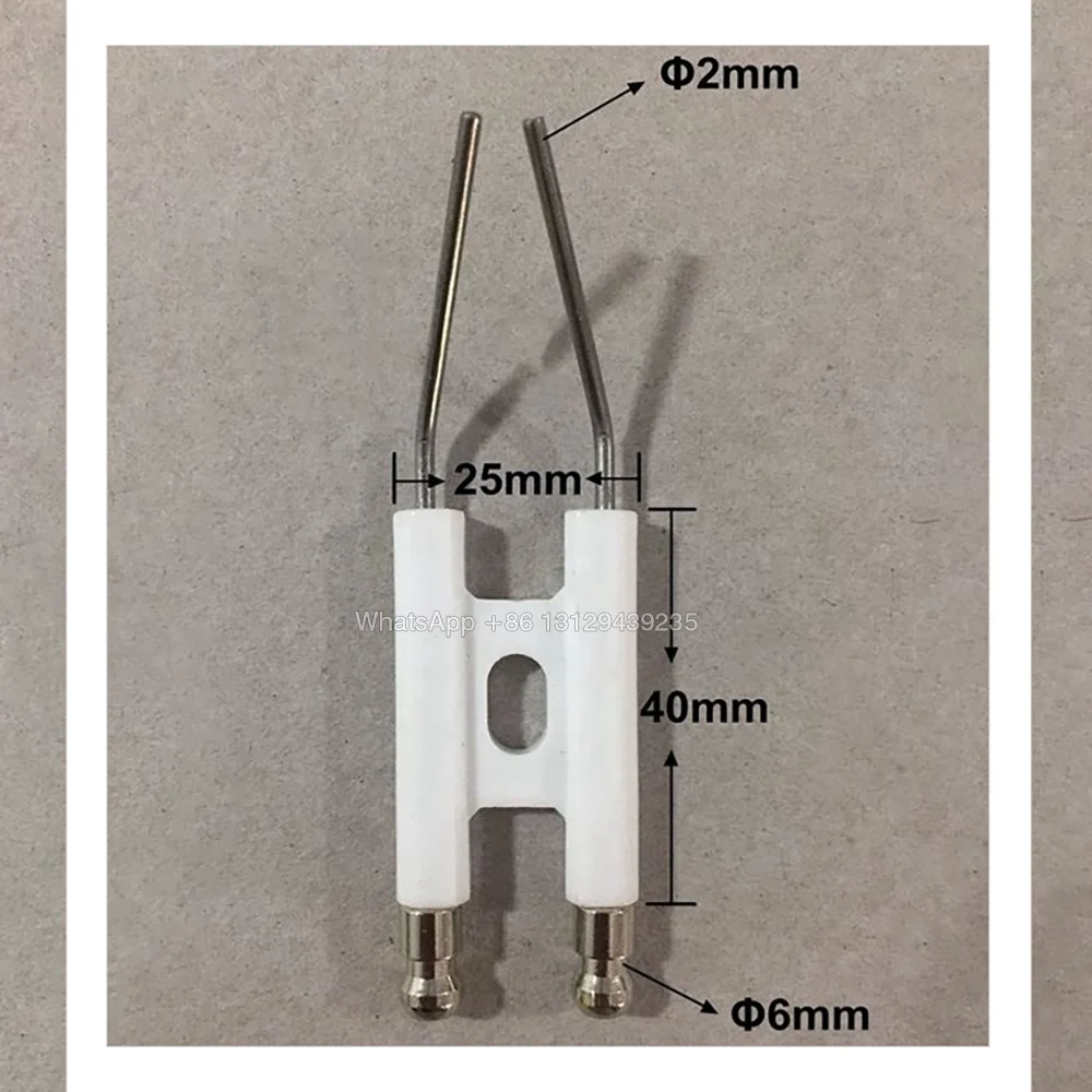 H type small Ignition Electrodes for Oil Burner Ceramic Electrode,Ceramic  Firing Needle,Double Pole Ignition Electrode - AliExpress