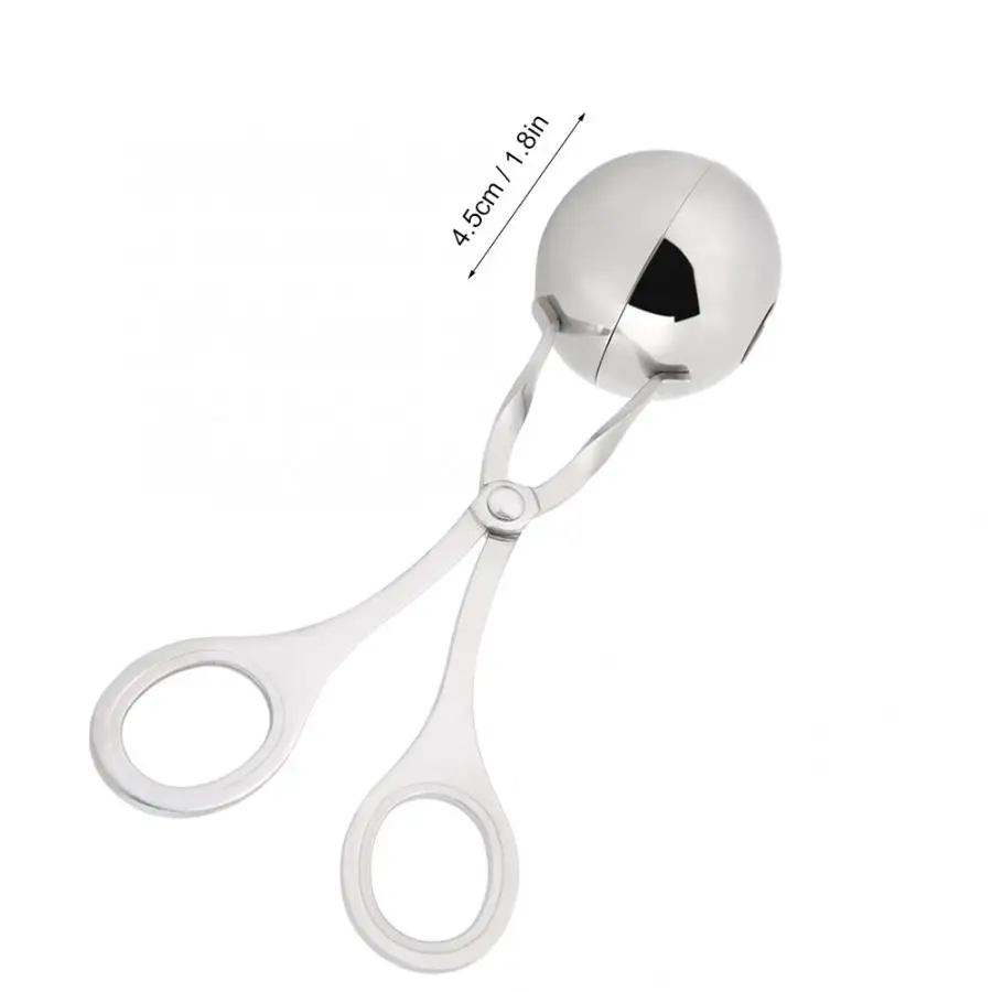 Household Convenient Meatball Maker Stainless Steel Stuffed Meatball Clip DIY Fish Meat Rice Ball Maker