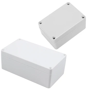 

HOT-2 Pcs Waterproof Ip65 Abs Plastic Electronic Housing Box Connection Box-158 X 90 X 60 Mm & 100 X 68 X 50Mm