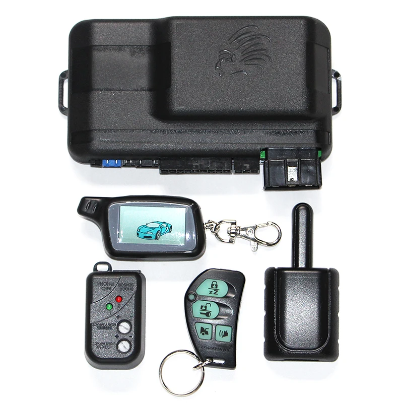 

Russia Version X5 lcd remote for Two way car remote controller Automatic Function Car Keychain LCD X5