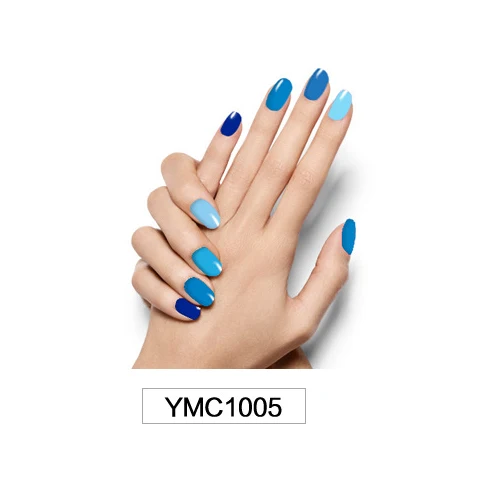 16 стикеров/листов, наклейки для маникюра,, лак для ногтей, полный стикер для беременных женщин, доступны одноцветные ногти, сделай сам, маникюр - Цвет: YMC1005