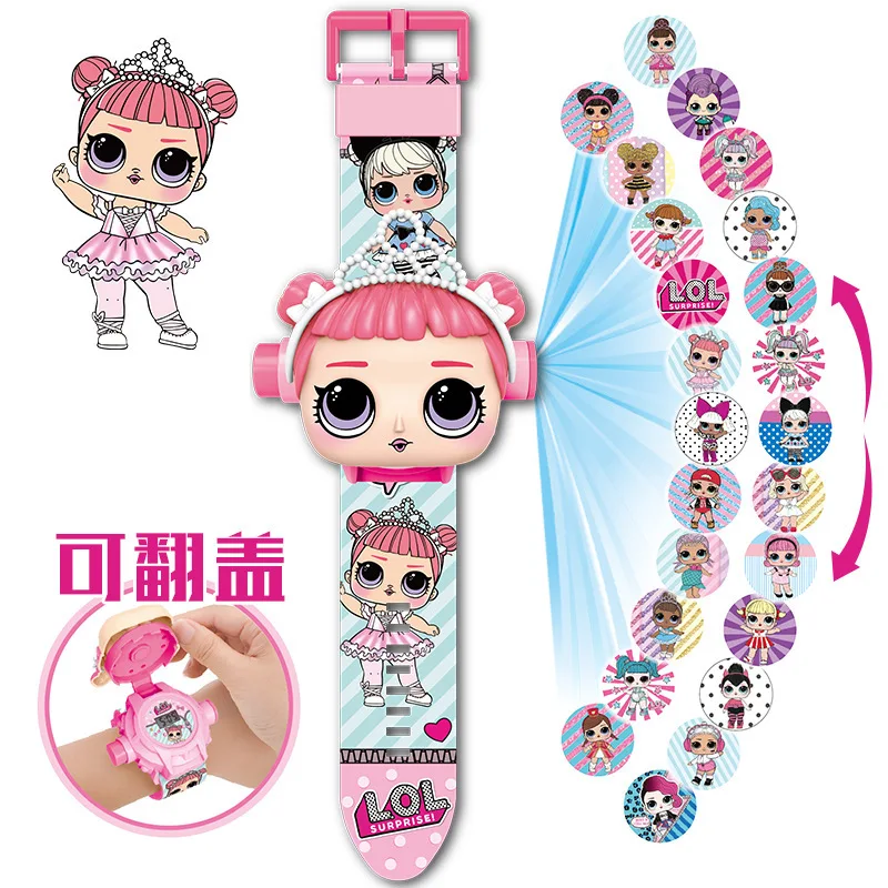 

Original LOL Surprise Cartoon Children Watches lols dolls Figure Educational Small Kids Boys Girls Clock Doll Toys