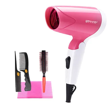 

1300W Power Hair Dryer with Overheat Protection System Hairdressing Equipment Foldable Blow Dryer Barber Salon Mini Hairdryer