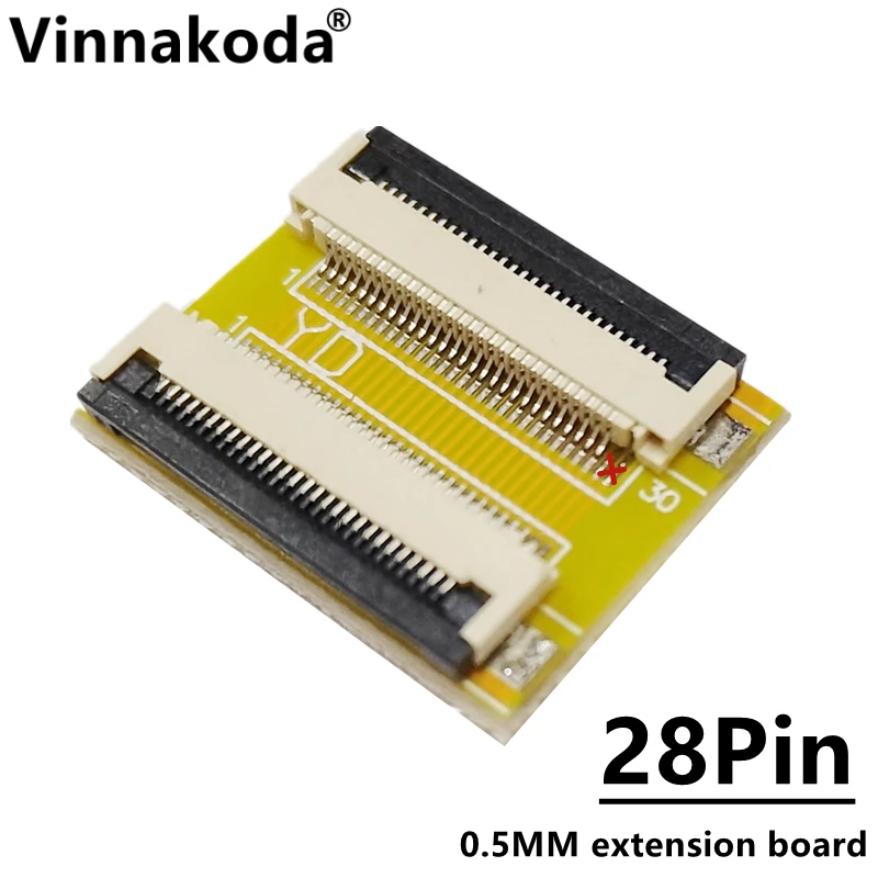 2PCS FFC/FPC extension board 0.5MM to 0.5MM 28P adapter board
