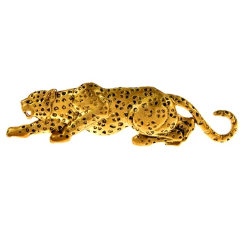 CINDY XIANG-broches de leopardo para hombre, broche de aleación, pasadores de animales salvajes vívidos, joyería, 2 colores, regalo de Navidad 1