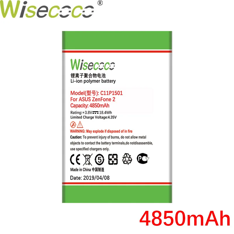 WISECOCO 3000 мАч C11P1501 Аккумулятор для ASUS zenfone 2 Laser 5," /6" zenfone selfie ZE550KL ZE601KL Z00LD Z011D ZD551KL Z00UD телефон