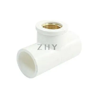 

20mm Female Thread 25mm Hose Slip 3 Way PVC-U Pipe Adapter Connector
