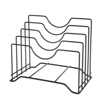 

Multi-layer Pot Lid Rack Kitchen Iron Cutting Board Chopping Board Storage Rack Multi-function Free Punch Rack Drain Rack