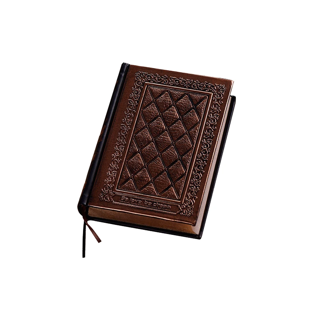 

Embossed Journals PU Leather Gift Note Book Writing DIY Office Diary Hard Cover Stationery Vintage Student Business