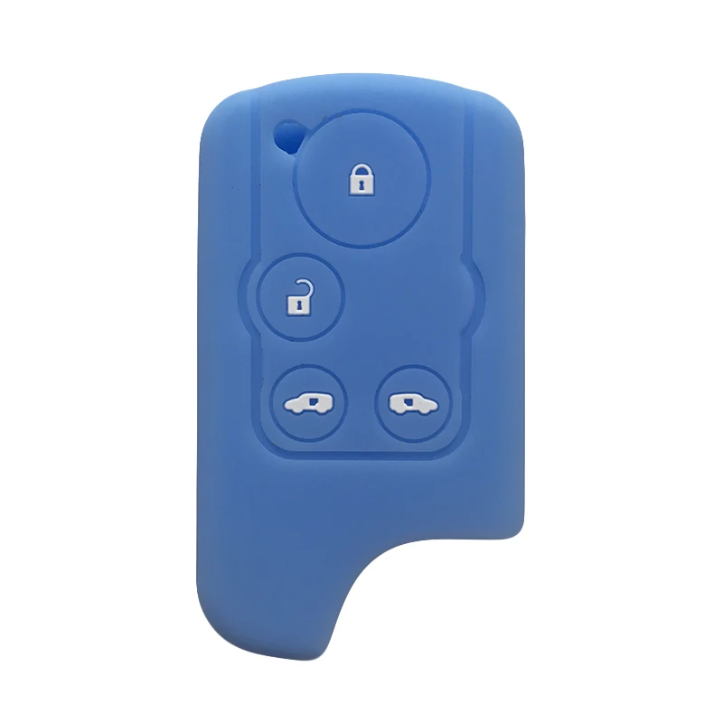 Key Case Cover Key Case For Honda Spike Key Cover for Honda Freed Odyssey Elysion Key Case 4 Button Remote Jacket Car-styling Silica Gel Before 2014