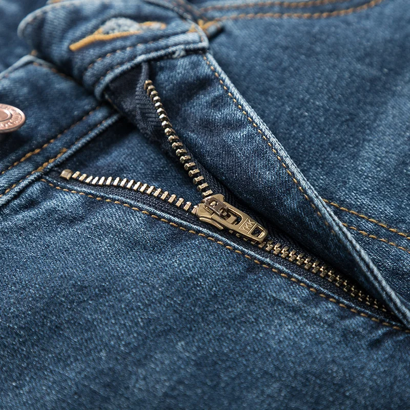 Мужские зауженные джинсы SEMIR черные классические повседневные брюки осень