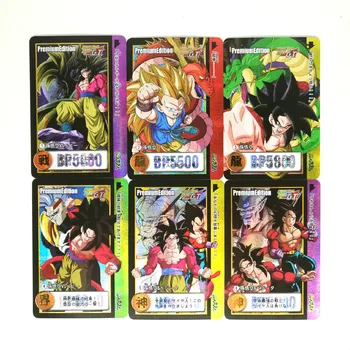 

9pcs Super Dragon Ball GT Super Saiyan 4 Bronzing Heroes Battle Card Ultra Instinct Goku Vegeta Game Collection Cards