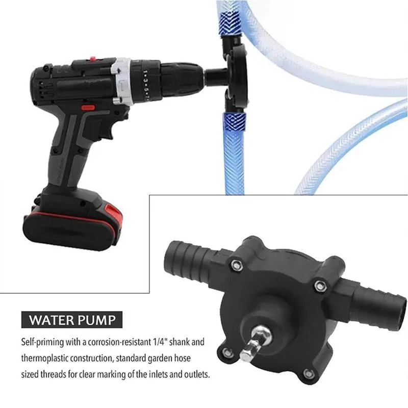 Portable Electric Drill Pump Oil Fluid 
