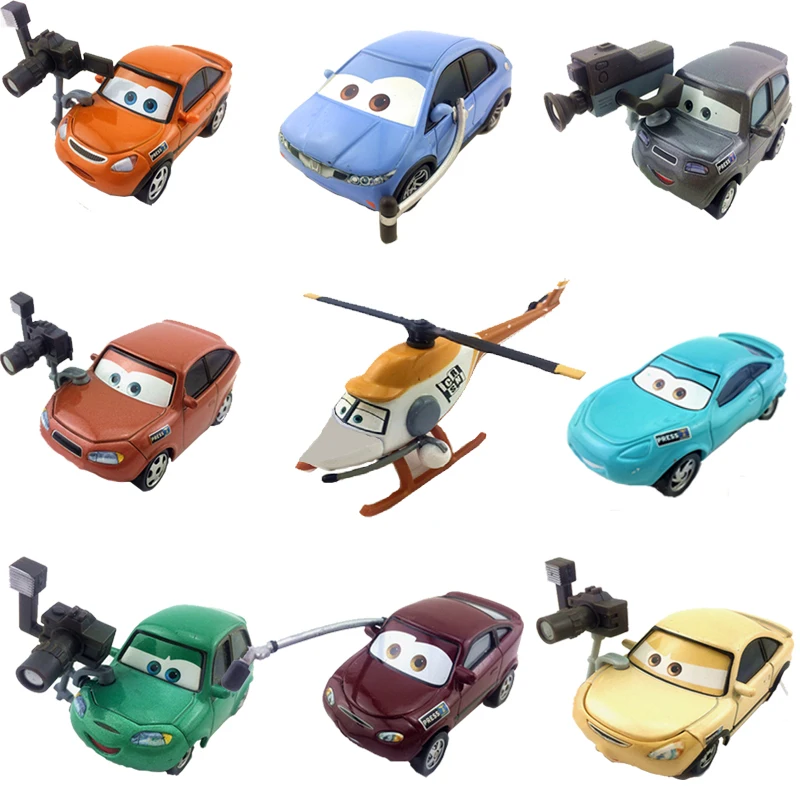 155 Disney Pixar Cars 3 Race Reporter Serie Cameramen Sound Engineers