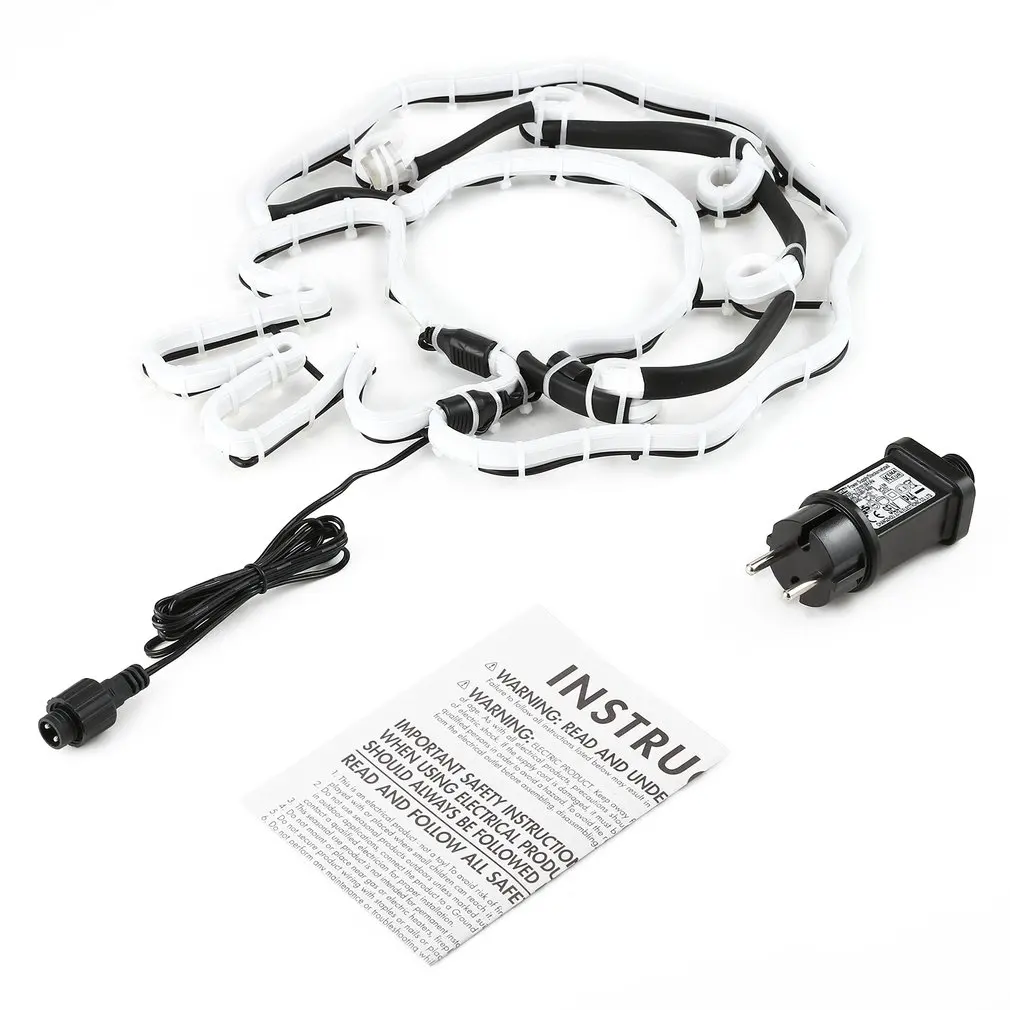 

Christmas Decorative Neon Sign Light Garland Shaped Wall Lamp Coffee Bar Wedding Mural Crafts US/UK/EU/JP Plug