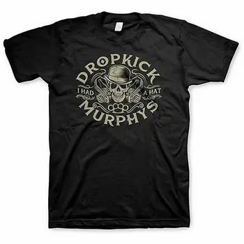 

DROPKICK T Shirt For Men Harajuku MURPHYS Skull Hat Men's T-Shirt SM, MD, LG, XL, XXL New