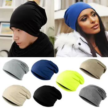 

Men Knitted Cotton Hat Skullies Unisex Women Spring Autumn Winter Outdoor Casual Sport Hip-Pop Cap Beanies Hat Hats