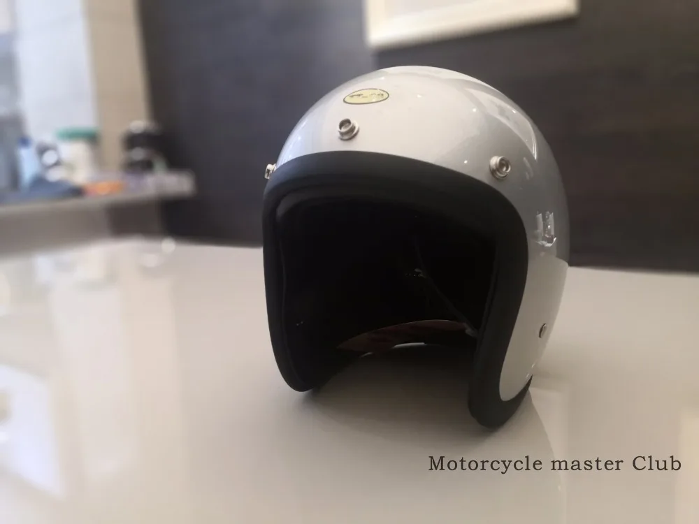 TT& CO Ретро мото rbike moto rcycle шлем casco moto glassfiber винтажный шлем 500TX Половина лица ECE Сертификация брендовый шлем