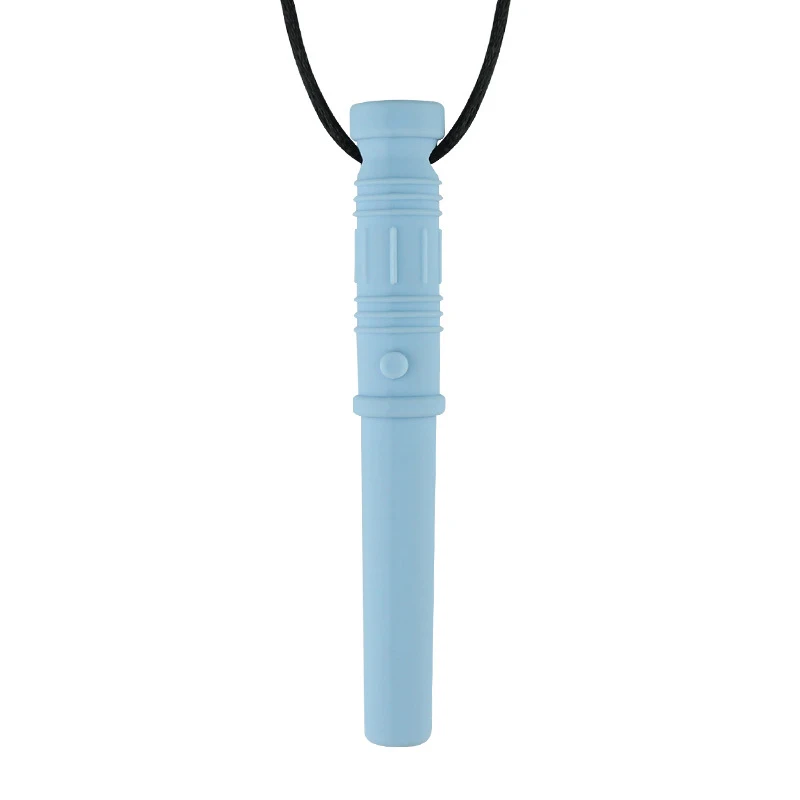 13 Sensory Crayon Teether Ожерелье Лучшие инструменты для аутизма и прорезывания зубов детские силиконовые жевательные игрушки для жевания кулон для мальчиков и девочек - Цвет: 13