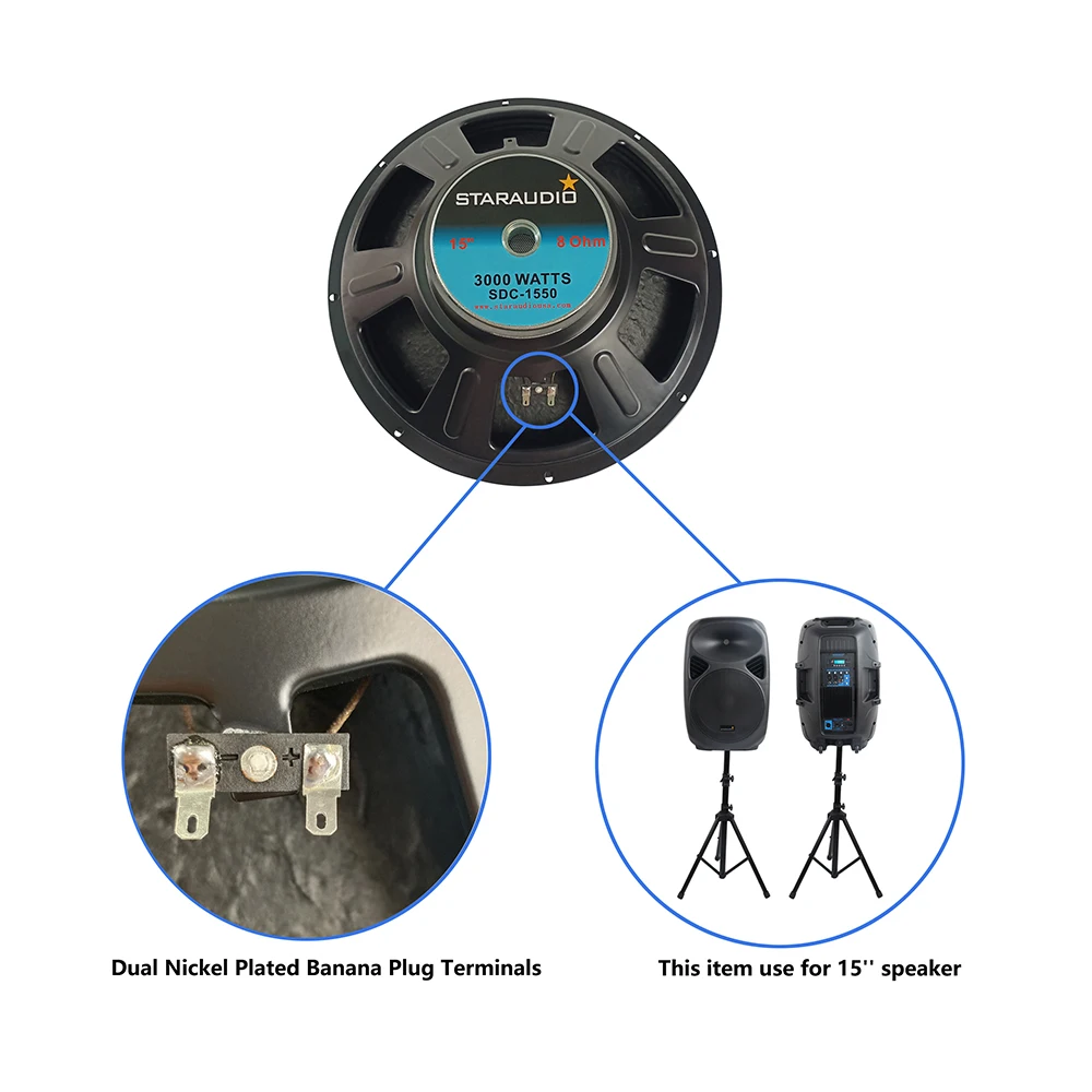 pa subwoofer replacement home audio woofer bass