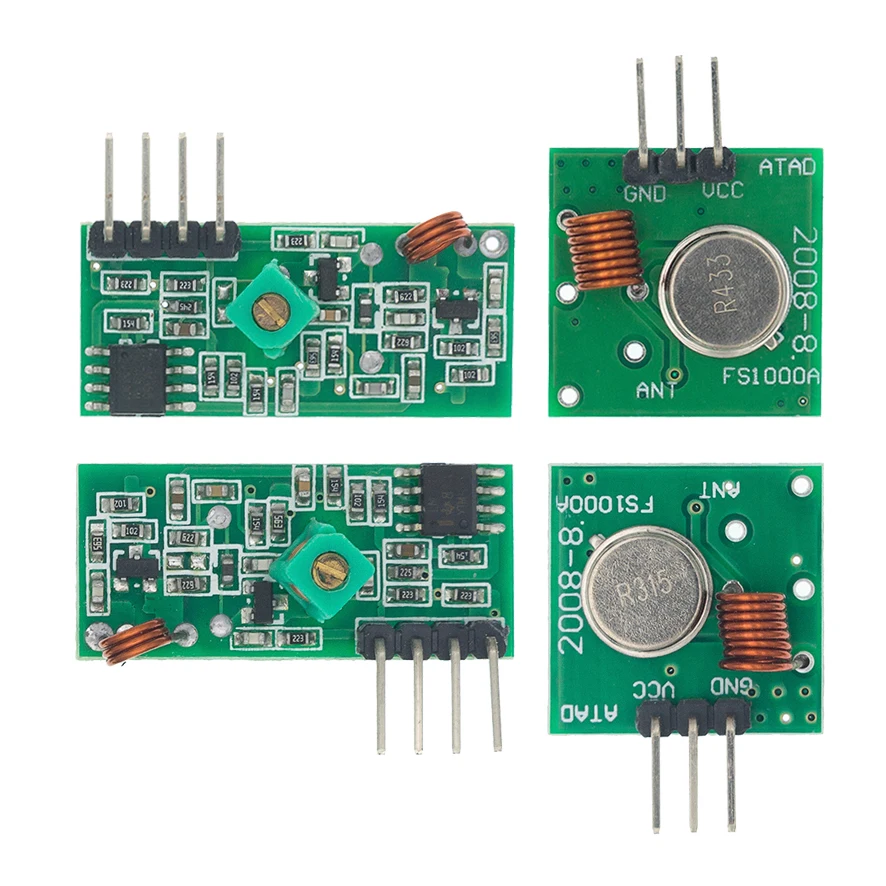 433 мгц радиочастотный передатчик и приемник модуль ссылка комплект для ARM/MCU WL DIY 315 МГц/433 МГц Беспроводной