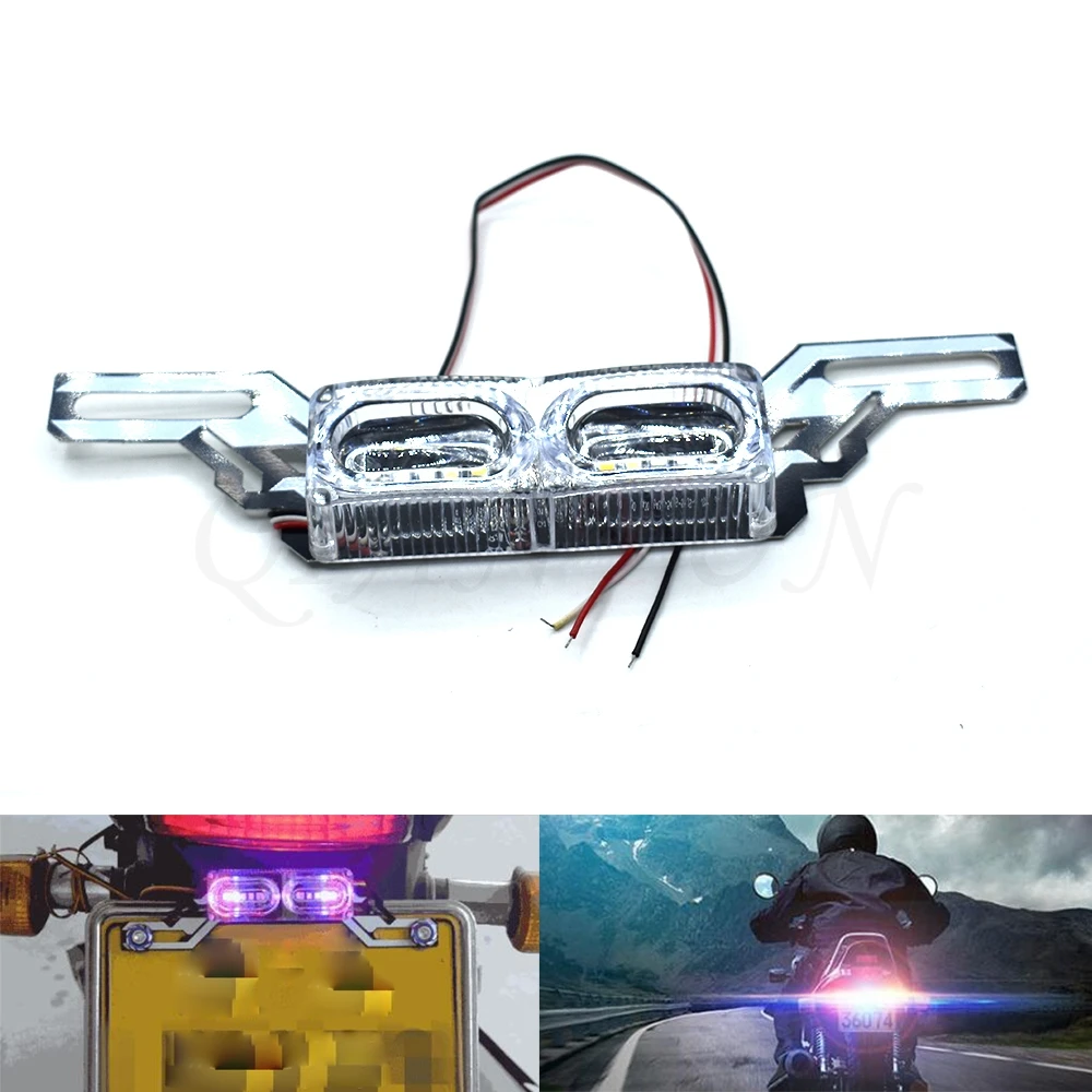 

Motorcycle strobe tail light LED brake light 12V voltage rear tail light FOR Honda CB400 CB500F CB500X CB599 CB600 CB600F CB650F