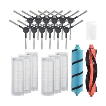 

21pcs Side Brushes HEPA Filters Main Brush for Xiaomi Mijia STYJ02YM Viomi V2 V2 Pro Conga 3090 4090 Vacuum Cleaner